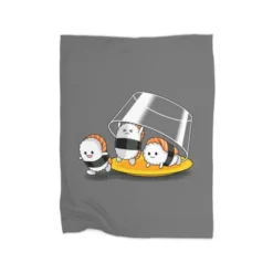 Sushi Escape Premium Fleece Blanket VTM0994
