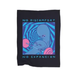 Strange Planet: No Discomfort No Expansion - Strange Times Edition Premium Fleece Blanket VTM1006
