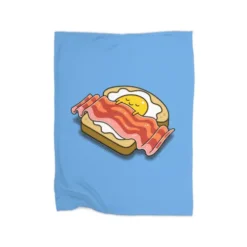 Sleepy Breakfast Premium Fleece Blanket VTM1020