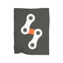 Bike Bolt - Orange Premium Fleece Blanket VTM1032