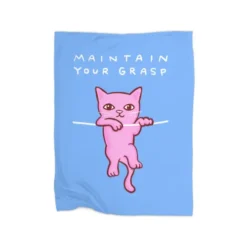 Strange Planet Special Product: Maintain Your Grasp Premium Fleece Blanket VTM1038