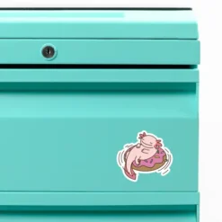 Axolotl Relaxolotl Custom Shape Magnet VTM1069