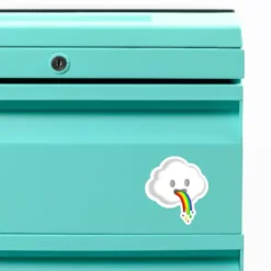 Happy Rainbow Custom Shape Magnet VTM1073