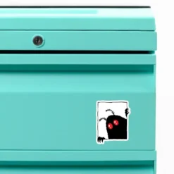 Peeking Mothman Custom Shape Magnet VTM1075