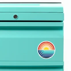 Sunset And Waves Custom Shape Magnet VTM1087