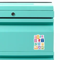 Make Art, Not War Custom Shape Magnet VTM1119