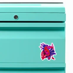 Magenta Tropical Vibes Custom Shape Magnet VTM1144