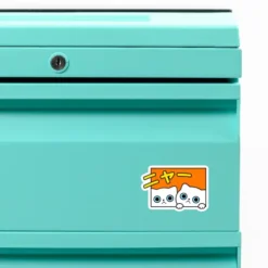 Japanese Meowing Cats Custom Shape Magnet VTM1147