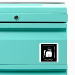 Disobey (Dark) Custom Shape Magnet VTM1166