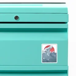 Ocean Cat Waves Custom Shape Magnet VTM1167