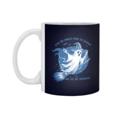 It's As Much Fun To Scare As To Be Scared White 11Oz Ceramic Mug VTM1178