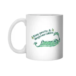 Stay Pretty And Ungovernable Frog White 11Oz Ceramic Mug VTM1179