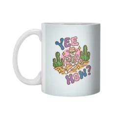 Yee-How Skeleton White 11Oz Ceramic Mug VTM1183
