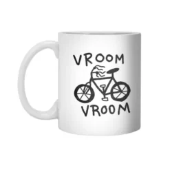 Vroom White 11Oz Ceramic Mug VTM1195