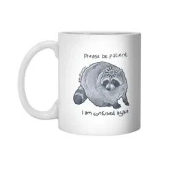 Confused Raccoon White 11Oz Ceramic Mug VTM1208