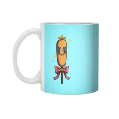 Princess Corn Dog White 11Oz Ceramic Mug VTM1219