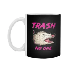 Trash No One Opossum White 11Oz Ceramic Mug VTM1225