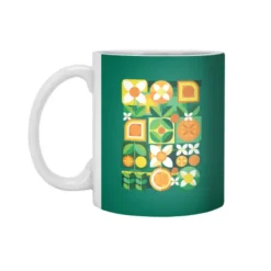 The Orange Grove White 11Oz Ceramic Mug VTM1229