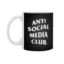 Anti Social Media Club White 11Oz Ceramic Mug VTM1232