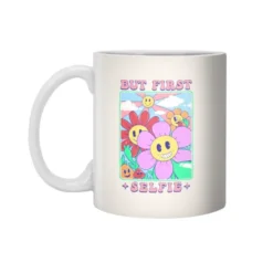 But First Selfie White 11Oz Ceramic Mug VTM1235