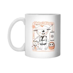 Japanese Village White 11Oz Ceramic Mug VTM1236