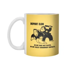 Deport Elon White 11Oz Ceramic Mug VTM1243