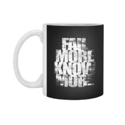 Fail More Know More White 11Oz Ceramic Mug VTM1266