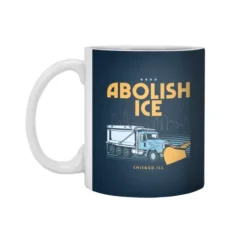 Abolish Ice White 11Oz Ceramic Mug VTM1273