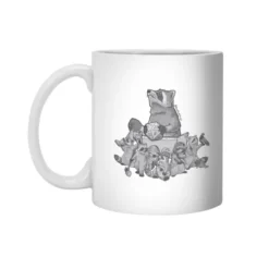 D&D Raccoons White 11Oz Ceramic Mug VTM1276