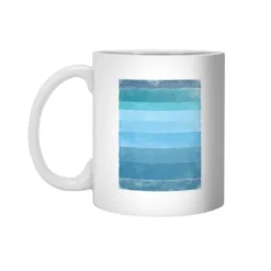 Blue Vibes White 11Oz Ceramic Mug VTM1294