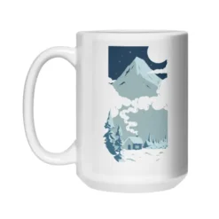 Cold Night White 11Oz Ceramic Mug VTM1296